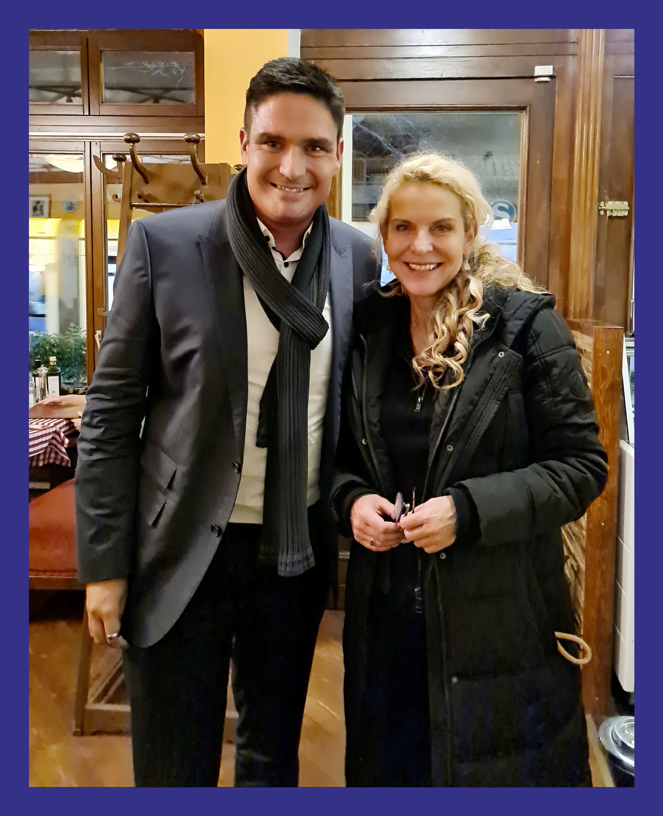 Victoria Herrmann und Manfred Benedikter vor unserer Mitgliederversammlung im Oktober 2024